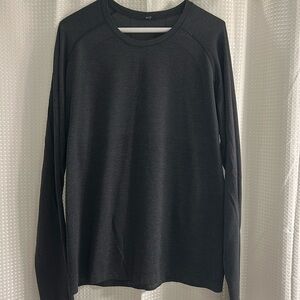Lululemon Black Metal Vent Tech Long Sleeve Shirt